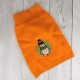 Вязанный свитер "Снеговик", оранжевый