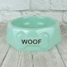 Миска "Woof", голубая